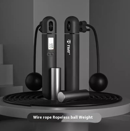 Cordless Jump Rope with Digital Calorie Counter
