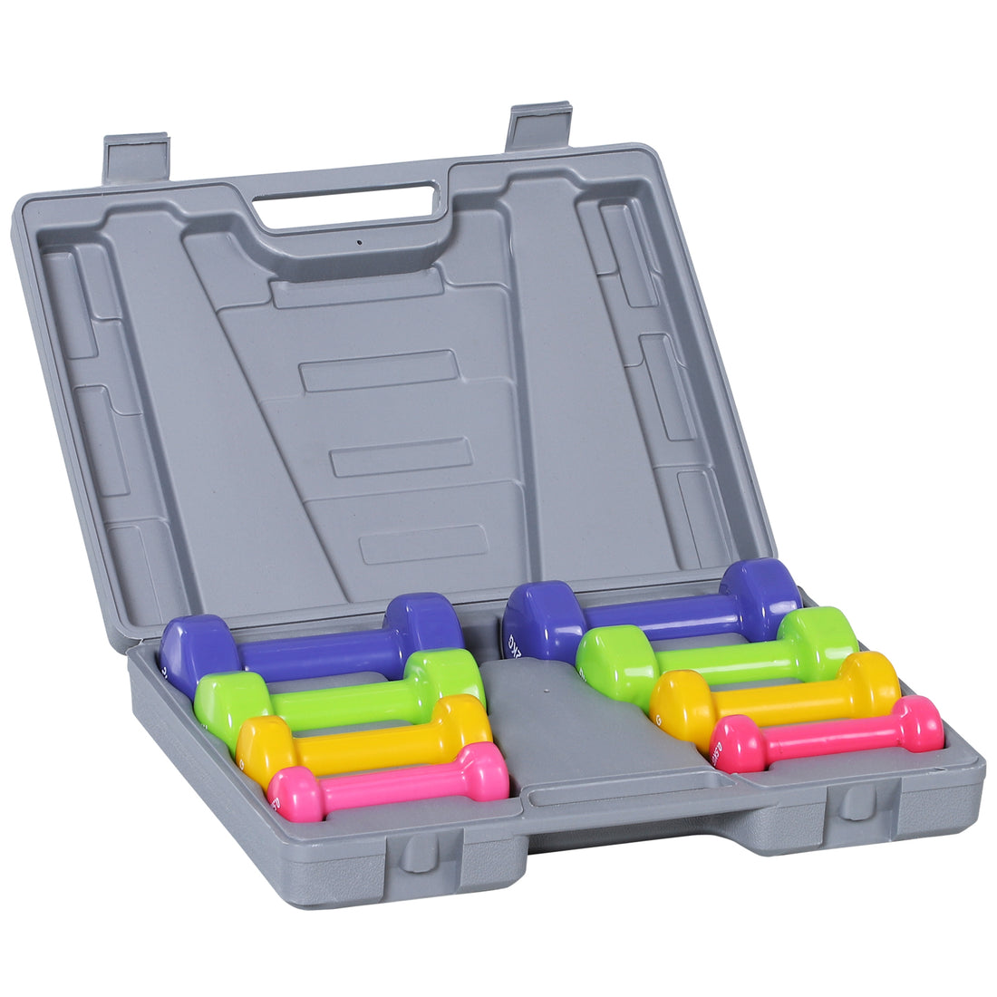 22.05 lbs Dumbbell Set With Carry Case Home Gym