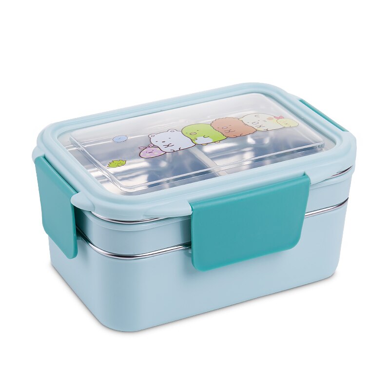 Double Layer Stainless Steel Lunch Box Container