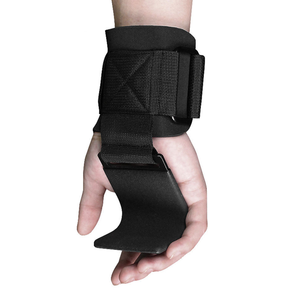 Heavy-Duty Weightlifting Hook Gloves With Wrist Support