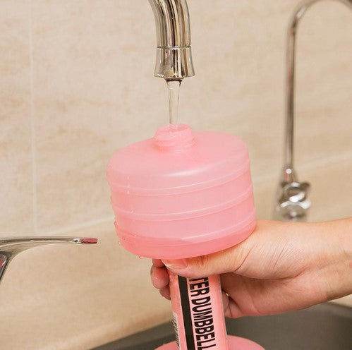 2PCS Water-Filled Plastic Fitness Dumbbells
