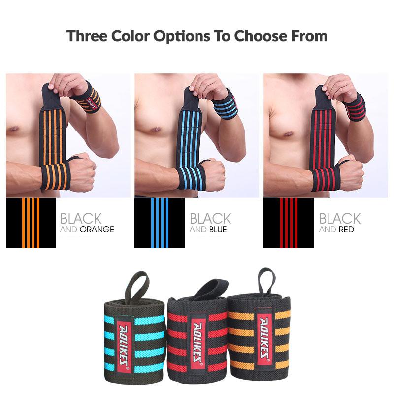 Adjustable Power Wrist Wraps for Support