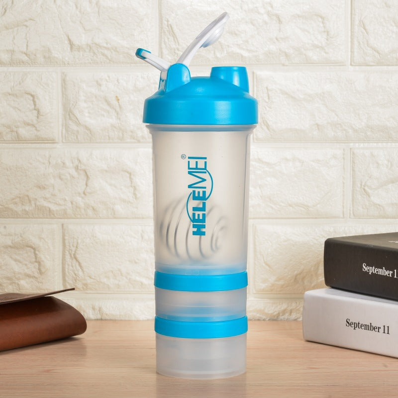 Frosted Shaker Cup Portable Mixing Bottle