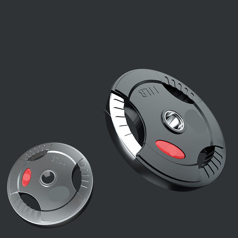 Rubber Coated Men's Barbell Weight Set