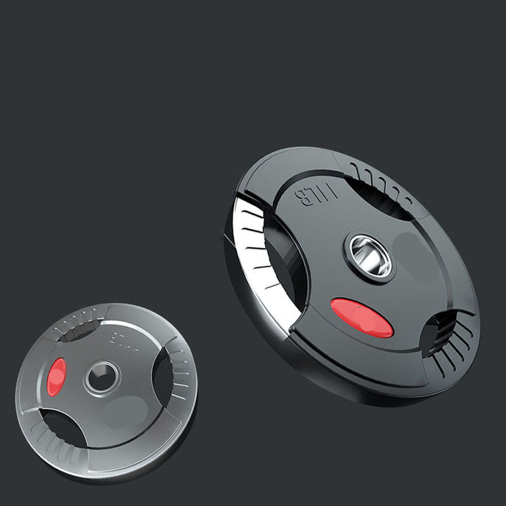 Rubber Coated Men's Barbell Weight Set