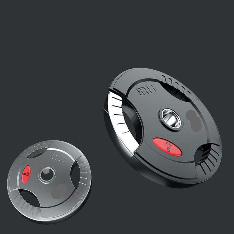 Rubber Coated Men's Barbell Weight Set