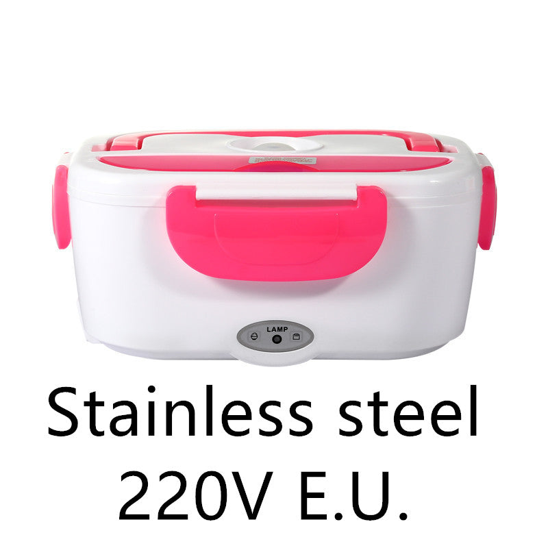 Electric Heated Stainless Steel Lunch Box Food Warmer Container