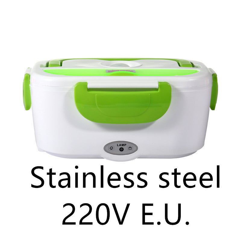 Electric Heated Stainless Steel Lunch Box Food Warmer Container
