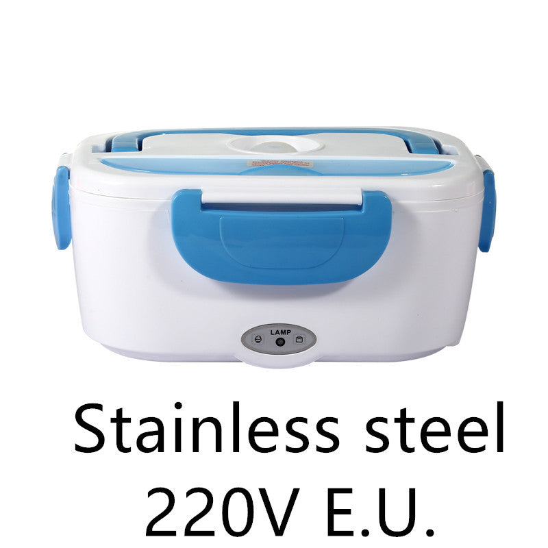 Electric Heated Stainless Steel Lunch Box Food Warmer Container