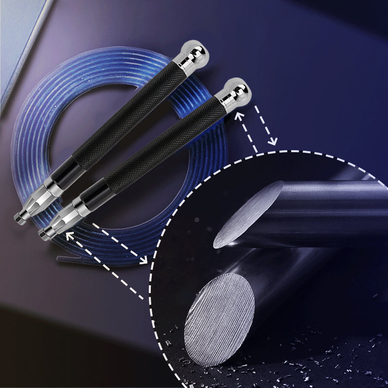Aluminum Handle Double-Bearing Weighted Skipping Rope
