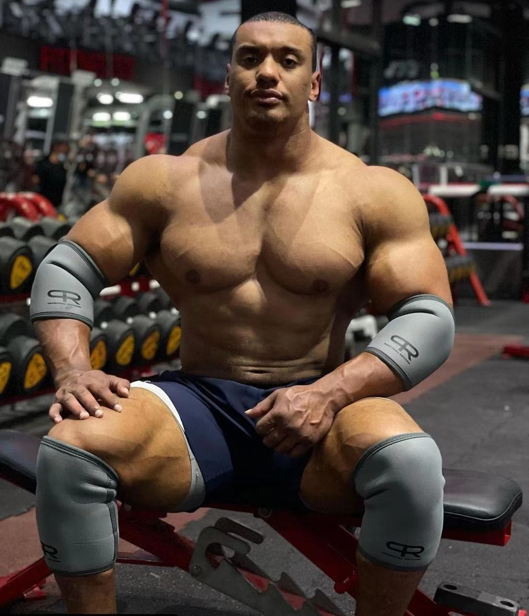 Elbow And Knee Sleeves Fitness Support Protective Weightlifting Set