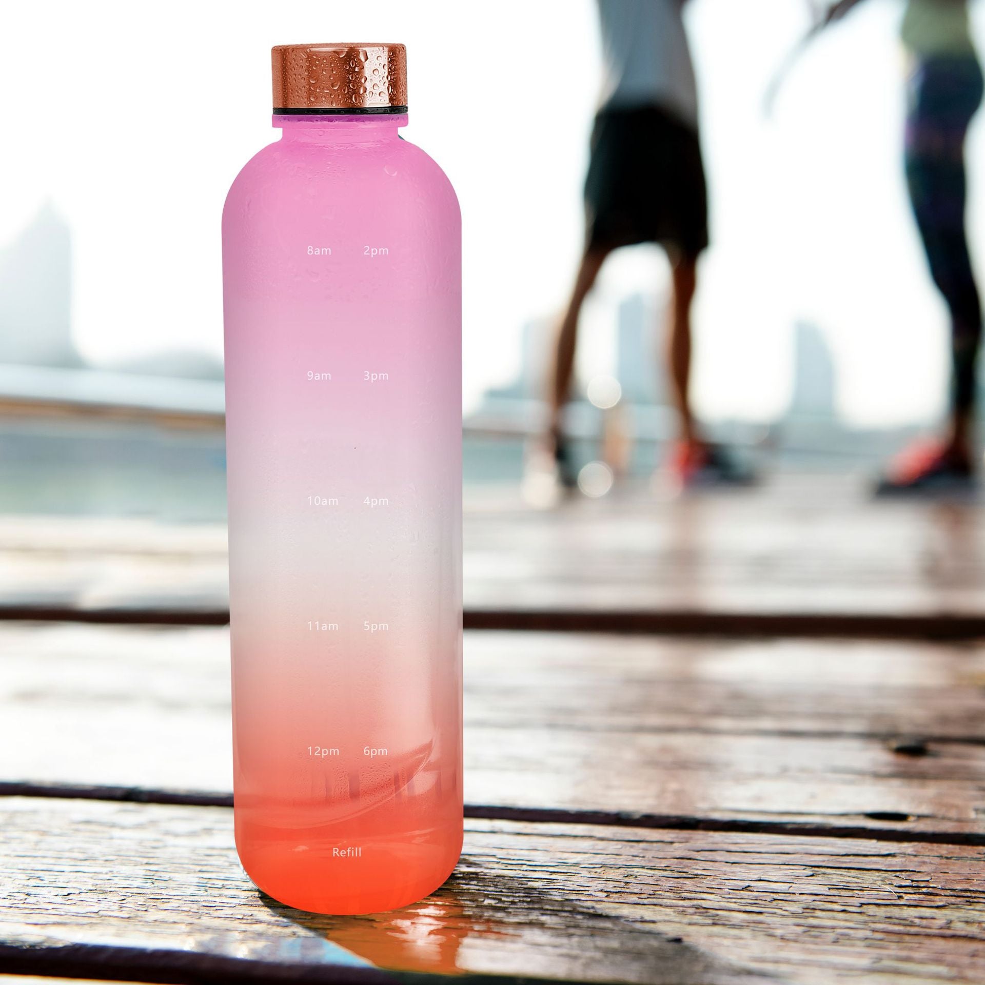 33.81 fl oz Frosted Sports Water Bottle Outdoor Student Cup