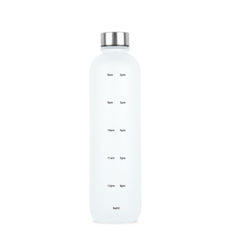 33.81 fl oz Frosted Sports Water Bottle Outdoor Student Cup