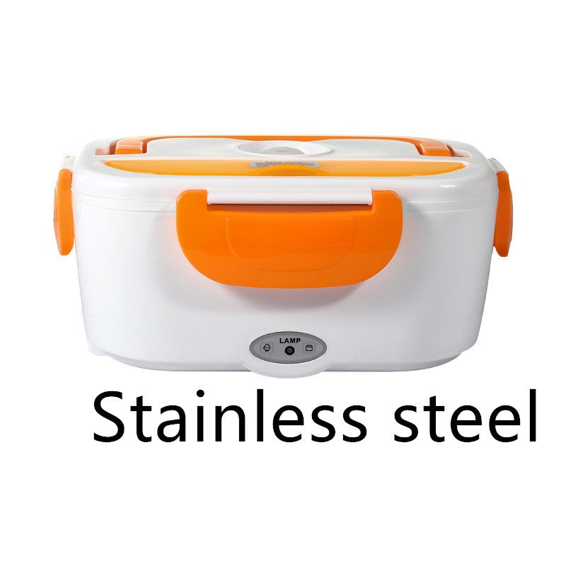 Electric Heated Stainless Steel Lunch Box Food Warmer Container