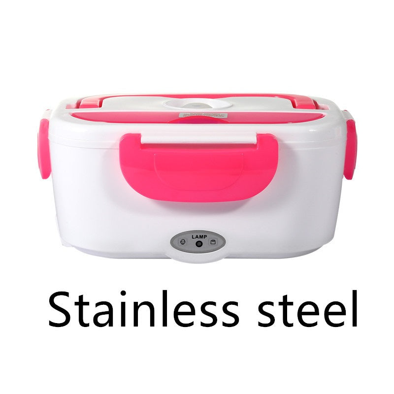 Electric Heated Stainless Steel Lunch Box Food Warmer Container