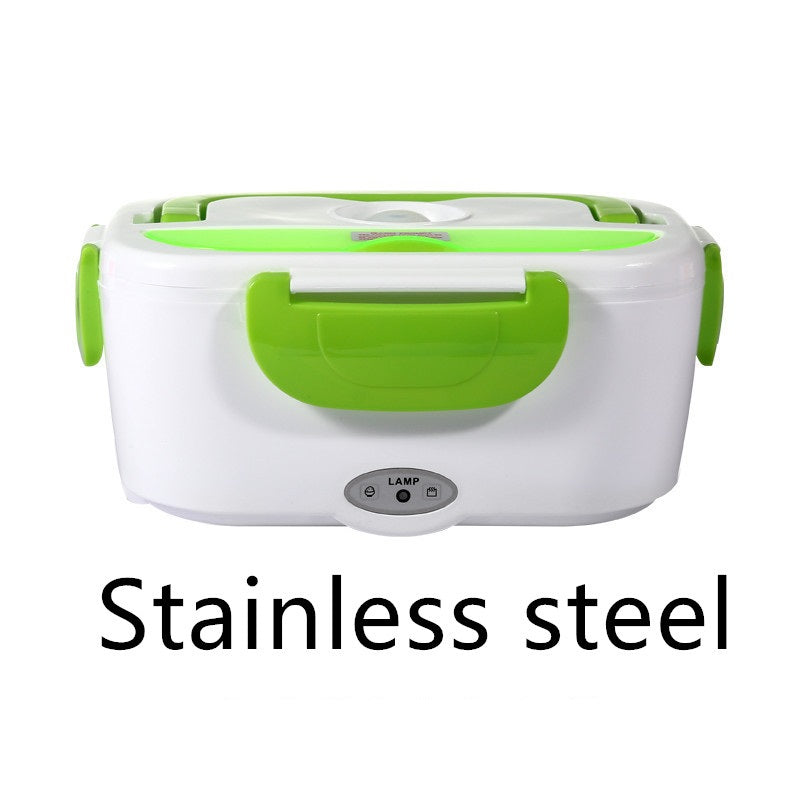 Electric Heated Stainless Steel Lunch Box Food Warmer Container