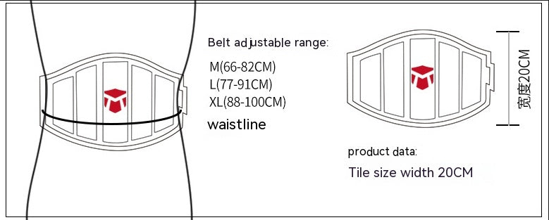 Deep Squat Weightlifting Belt For Strength Training Support