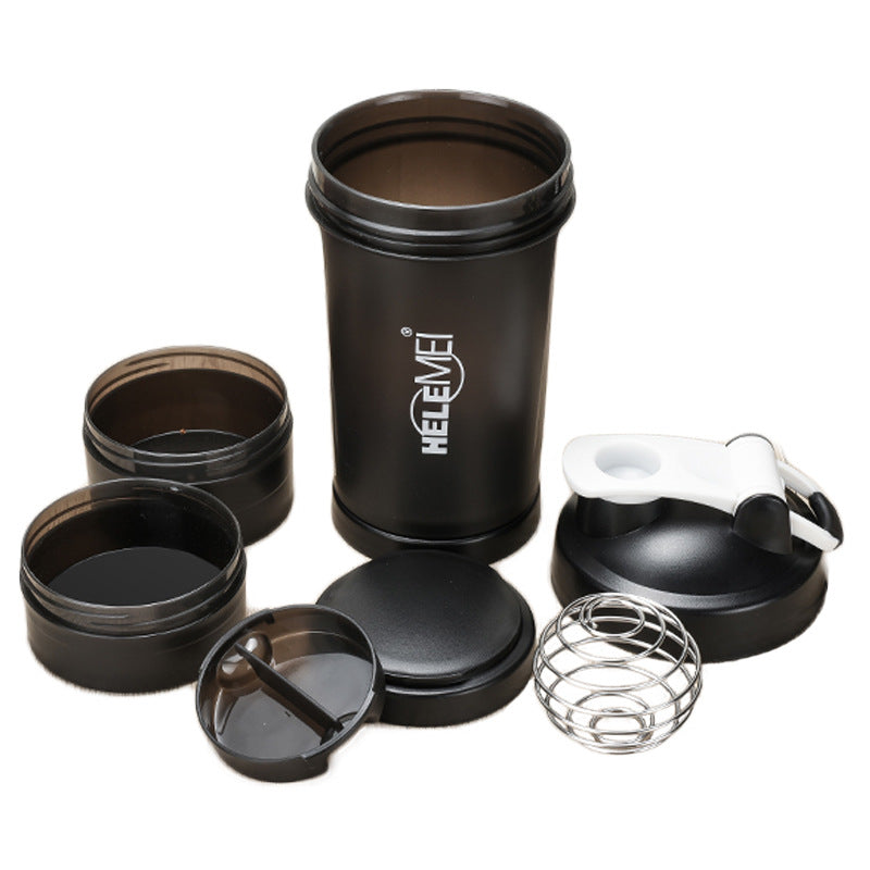 Frosted Shaker Cup Portable Mixing Bottle