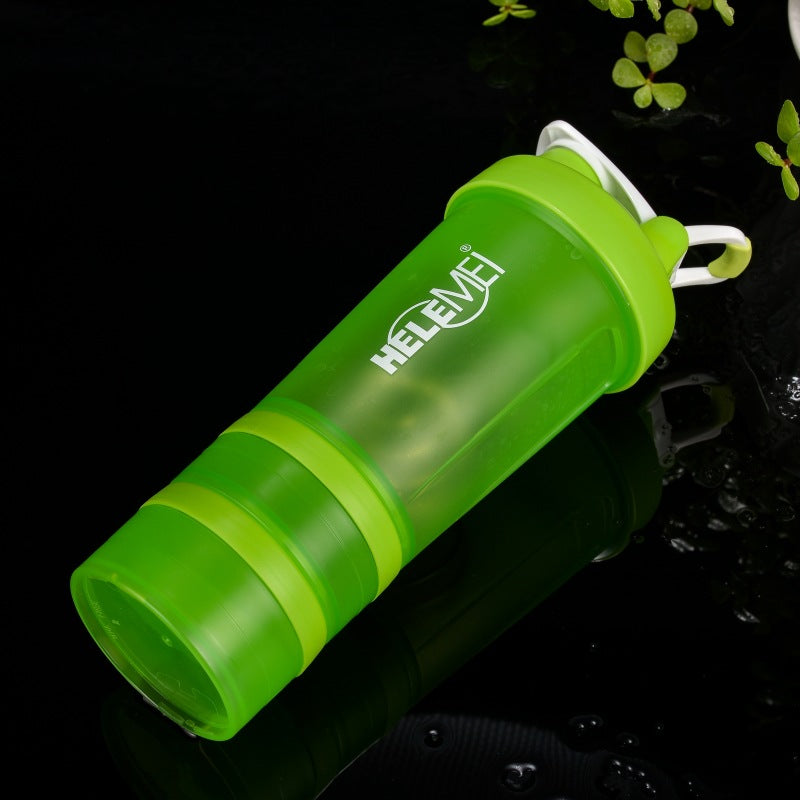 Frosted Shaker Cup Portable Mixing Bottle