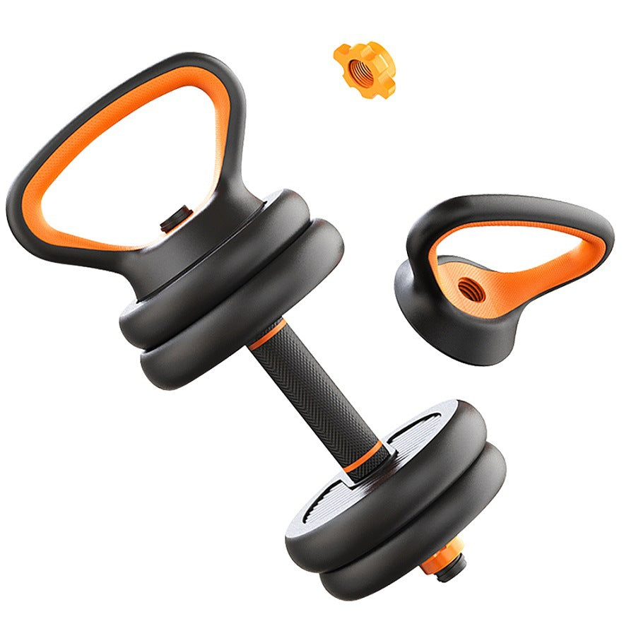 6-In-1 Adjustable Dumbbell, Kettlebell And Barbell Weight Set