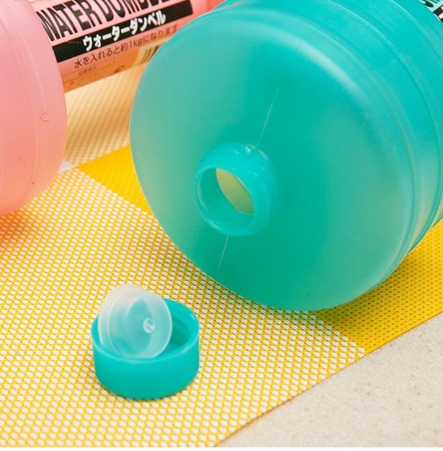 2PCS Water-Filled Plastic Fitness Dumbbells