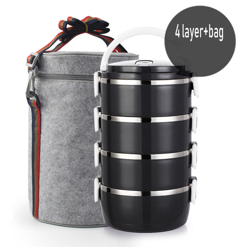 Multi Layer Insulated Lunch Box Food Container