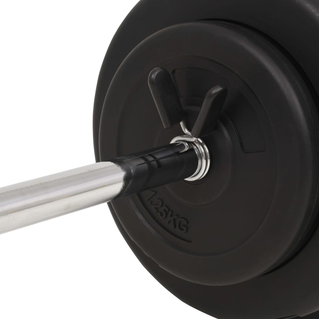 Adjustable Barbell Weight Set Home Gym