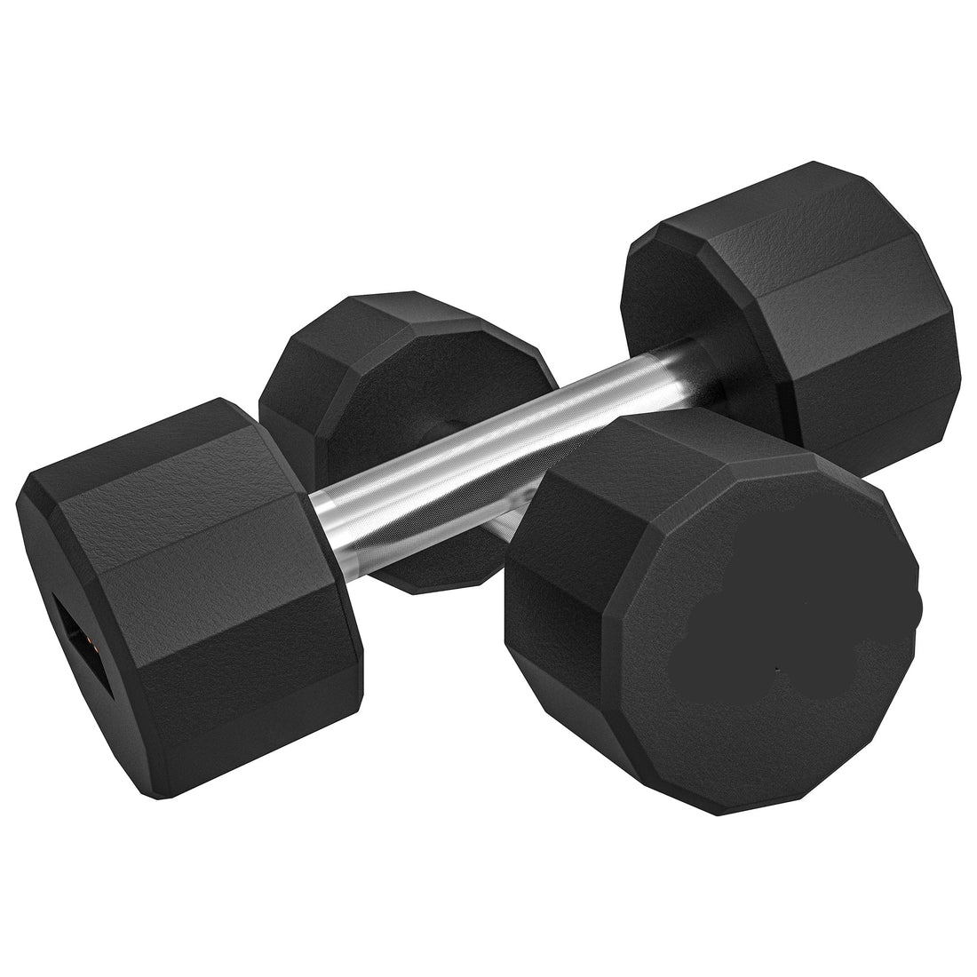 SPORTNOW 12 Sided Dumbbell Set 2 x 8.82 lbs Non Slip Grip