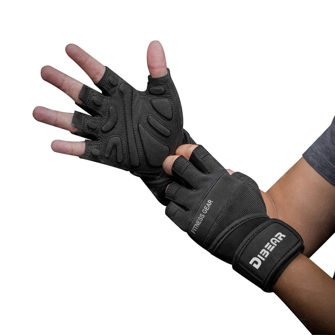 Summer Non Slip Half Finger Fitness Gloves Wrist Support