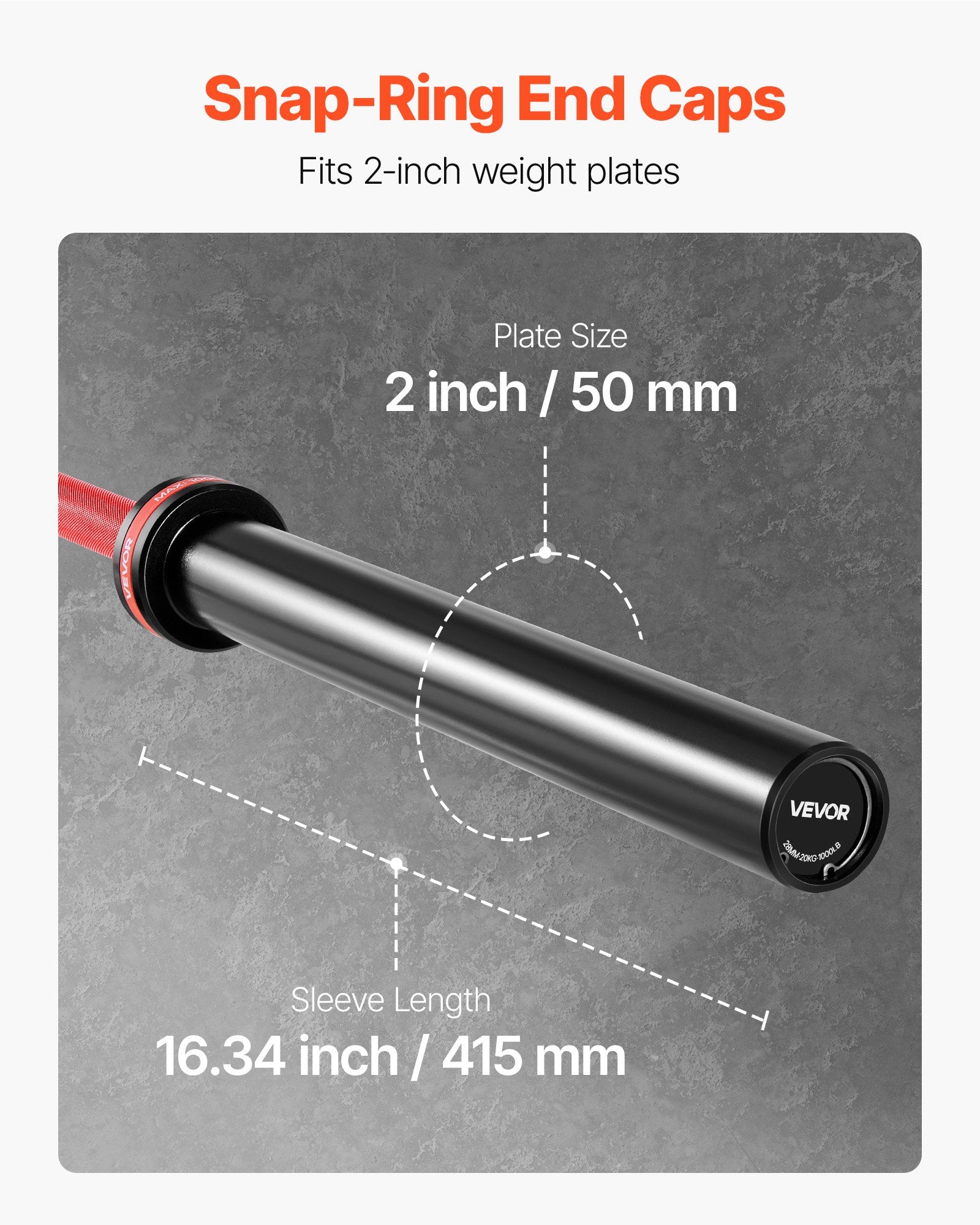 84 inches Barbell Bar With Knurled Grip For Weightlifting Training