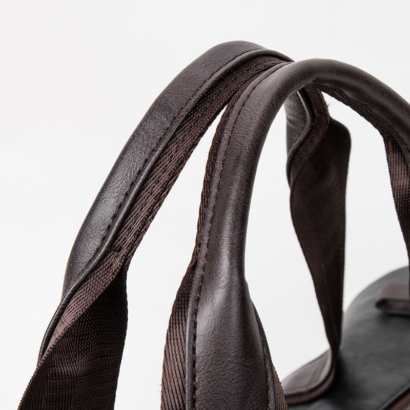 Leather Leisure Travel Bag