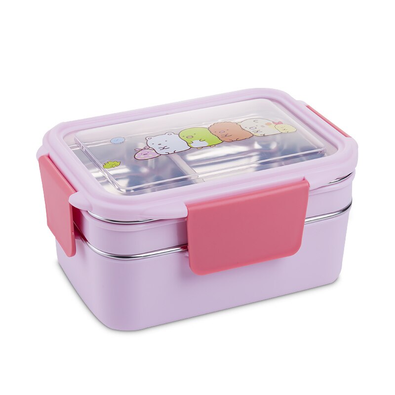 Double Layer Stainless Steel Lunch Box Container