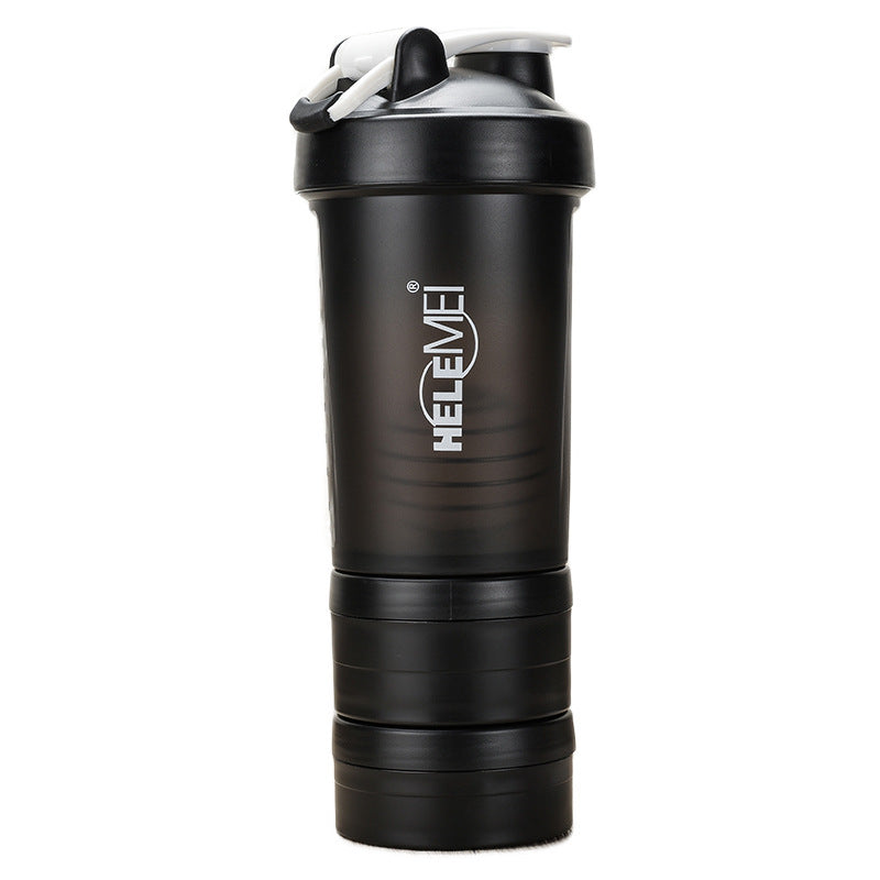 Frosted Shaker Cup Portable Mixing Bottle