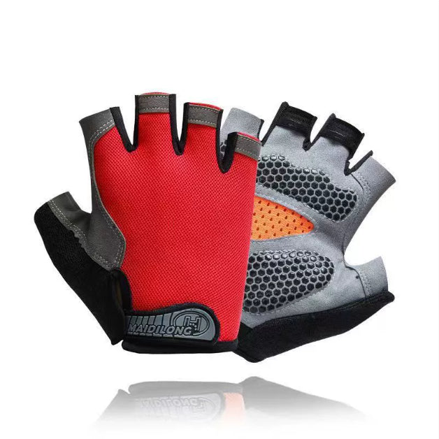 Half Finger Fitness Gloves Cycling Weightlifting Sports Gloves