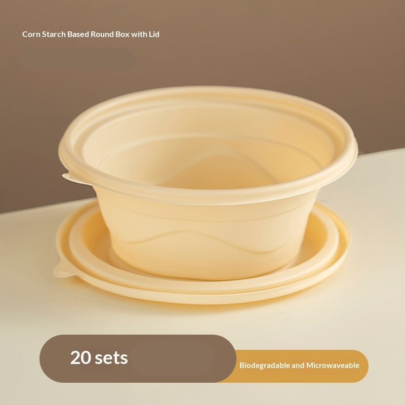 Biodegradable Disposable Bowls And Food-grade Takeaway Containers
