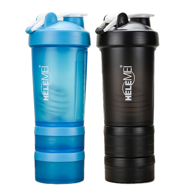 Frosted Shaker Cup Portable Mixing Bottle