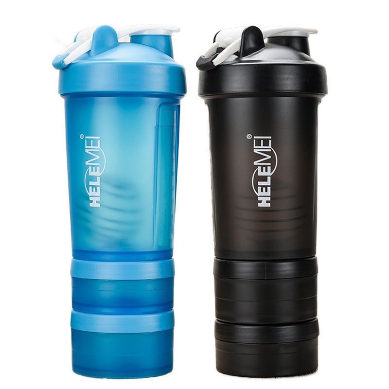 Frosted Shaker Cup Portable Mixing Bottle