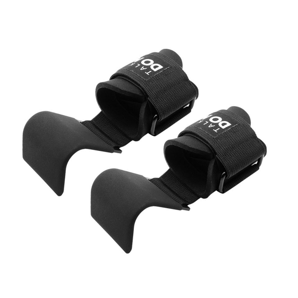 Heavy-Duty Weightlifting Hook Gloves With Wrist Support