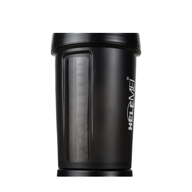 Frosted Shaker Cup Portable Mixing Bottle