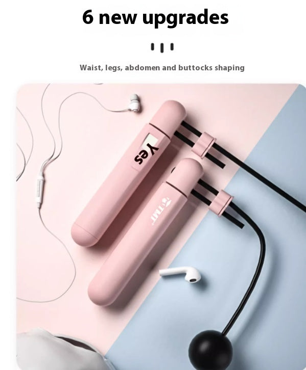 Cordless Jump Rope with Digital Calorie Counter