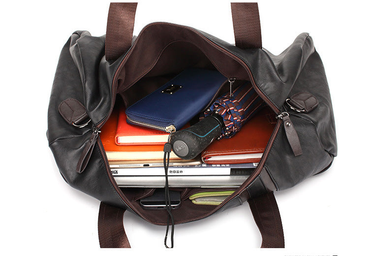 Leather Leisure Travel Bag
