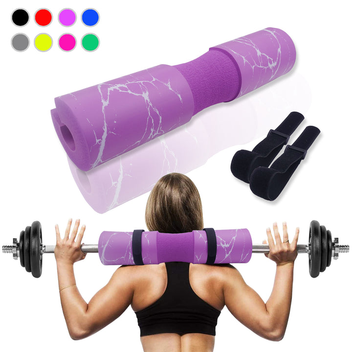 Marble Pattern Barbell Squat Hip Thrust Foam Pad