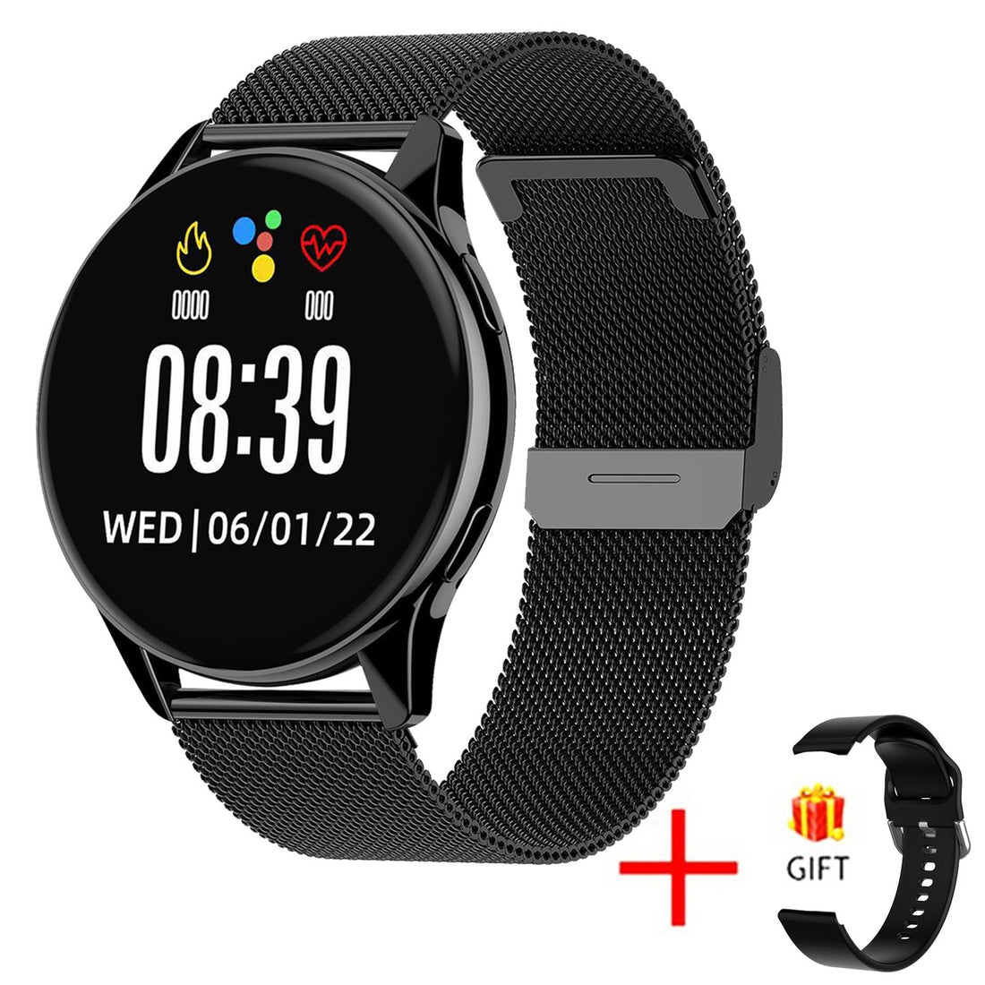 Round Smartwatch with Bluetooth Calling