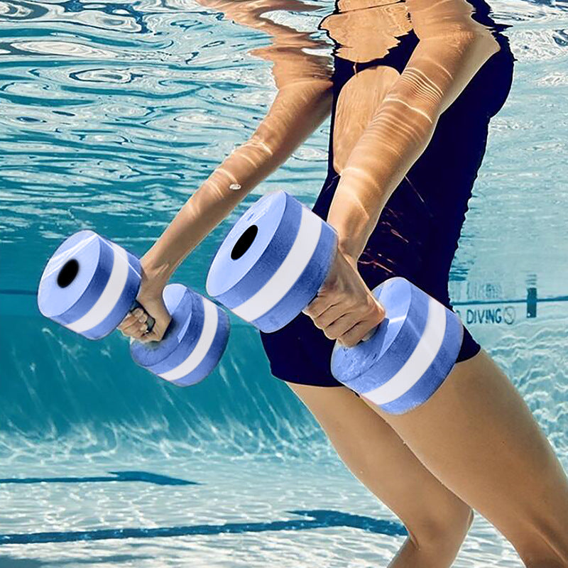 2PCS EVA Water Aerobics Pool Dumbbells