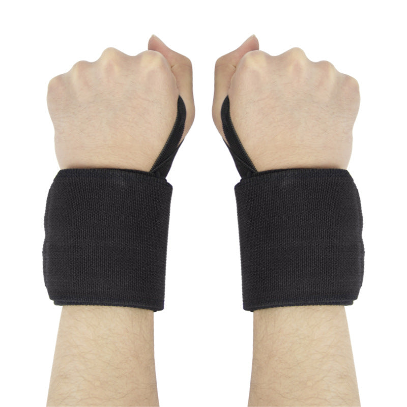 Powerlifting Bench Press Wrist Support Elastic Straps Bandage