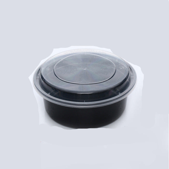 10pcs Disposable Plastic Food Containers Fruit Salad Bento