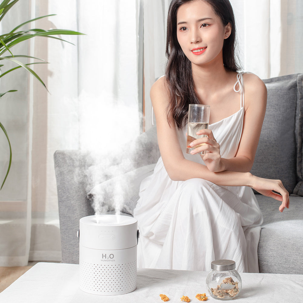 37.19 fl oz large capacity wireless&nbsp;Air Humidifier Dual Spray Nozzles