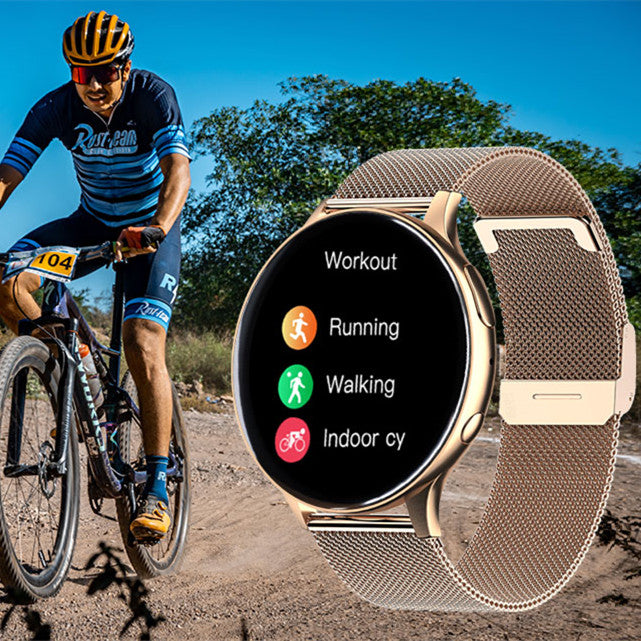 Round Smartwatch with Bluetooth Calling