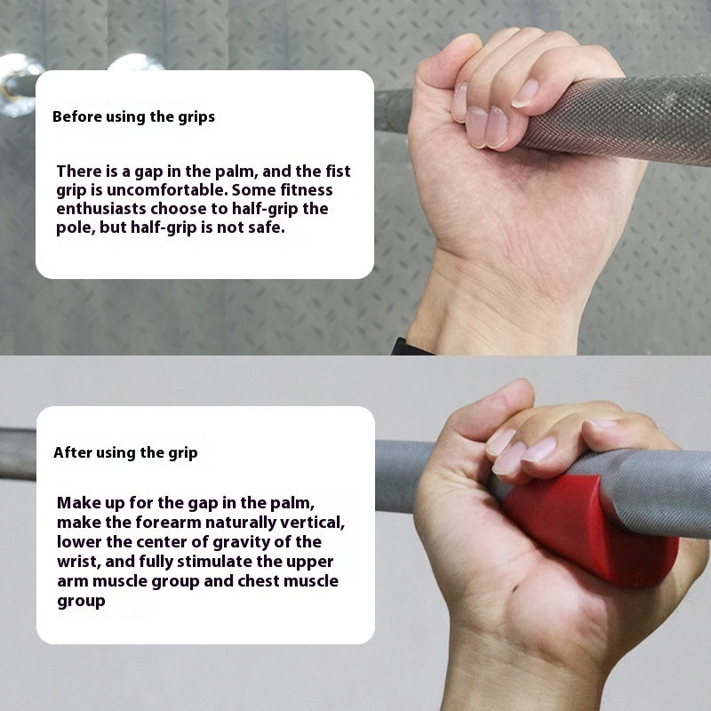 Biceps Arm Support Sleeve Barbell Dumbbell Grip Handle