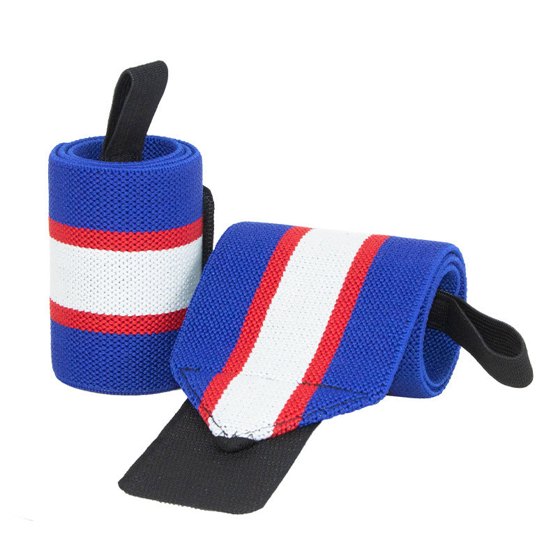 Powerlifting Bench Press Wrist Support Elastic Straps Bandage